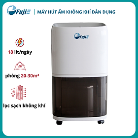 Mua Máy hút ẩm lọc không khí dân dụng HM-918EC công suất hút 18 lít/ngày cho phòng 20-30m2  chức năng sấy khô quần áo - Hàng chính hãng