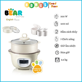 Nồi Cách Thủy Cao Cấp BEAR SUBE002 1.6L