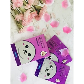 Mặt nạ dưỡng da chiết xuất ngọc trai Milatte Fashiony Pearl Mask - Hộp 10 miếng