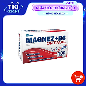Magnez+B6 optimal- Công thức tối ưu cho hệ thần kinh và cơ bắp 100 viên