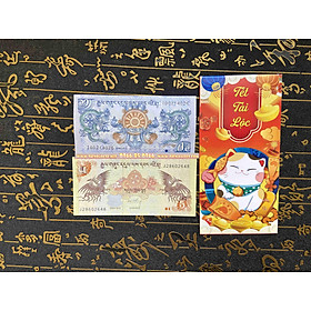 Tết 2023 Một cặp Ti.ền may mắn long phụng bhutan CTMSC000116