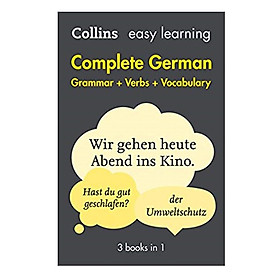 Ảnh bìa Easy Learning Complete German Grammar, Verbs & Vocabu