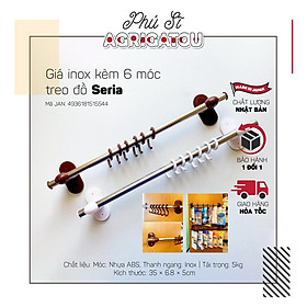 Mua Giá inox kèm 6 móc treo đồ Seria