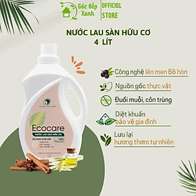 Nước lau sàn Hữu cơ Ecocare đuổi muỗi tinh dầu Sả chanh 4000ml 