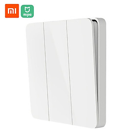 Xiaomi Mijia Wall Switch Compatible with Traditional and Smart Lights Three Buttons Control Wall Switch For Mijia
