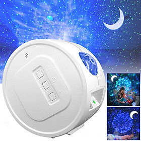 Ocean Starry Sky Projection Light Water Pattern Colorful Rotating Moon Night Light Projector