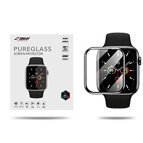 Dán Cường Lực dành cho Apple Watch Zeelot Nanometer Clear Full Keo/Full Keo Chống Vân Tay - Hàng Nhập Khẩu