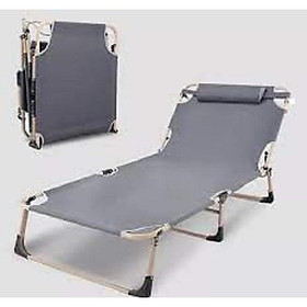 Mua Giường Xếp Gấp Gọn Khung Sơn Tĩnh Điện Vải Bố Cao Cấp - Giao Màu Ngẫu Nhiên