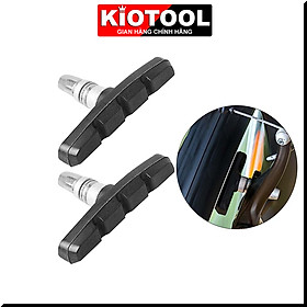 Cặp má phanh xe đạp địa hình V- MTB Kiotool cao su đẹp bền 70 mm