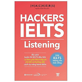 Combo/Lẻ Hackers IELTS: Listening + Reading + Speaking + Writing