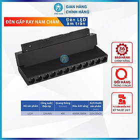 Bộ Đèn GẤP Ray Nam Châm 12W Chiếu Rọi SpotLight Sử Dụng Chip Led O s r a m