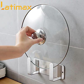 Mua Giá Treo Vung Nồi - Kệ Treo Chảo Thớt Inox 304 Cao Cấp Dán Tường Không Khoan Đục