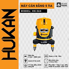 MÁY CÂN BẰNG LASER 5 LINE HK-E63 HUKAN (2 PIN + 1 SẠC ) - HÀNG CHÍNH HÃNG