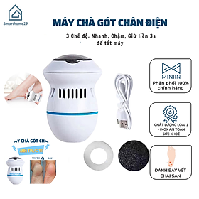 Máy Chà Gót Chân Chuyên Dụng Tẩy Da Chết, Dụng Cụ Mài Gót Chân Đẩy Lùi Chai Sạn Sạc Pin Tiện Lợi - HÀNG CHÍNH HÃNG MINIIN