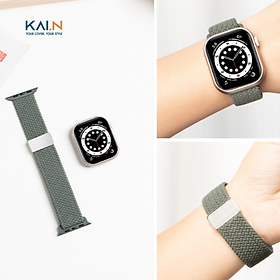 Dây đeo Vải Dệt Dành Cho Apple Watch Ultra 2/ Ultra/ Apple Watch Series , KAI.N Braided Wire, thoáng khí, mềm mại_ Hàng chính hãng