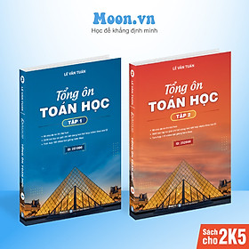 Hình ảnh sách Combo 2 Sách ID Tổng Ôn Toán Học 12 Moonbook