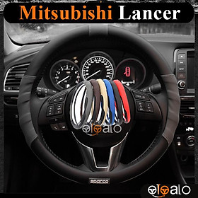 Bọc vô lăng da PU dành cho xe Mitsubishi Lancer cao cấp SPAR - OTOALO