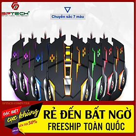 Mua Chuột Gaming Dây  Mouse Có Dây Gaming T-Wolf V6 (BH 12 Tháng) SPTECH COMPUTER