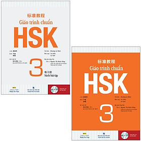 Combo Sách Giáo Trình Chuẩn HSK 3 - Sách Bài Học Và Bài Tập (Bộ 2 Cuốn)