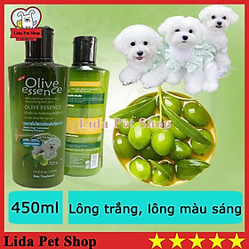 Sữa Tắm Olive Essence tinh dầu oliu 450ml Cho Chó Mèo