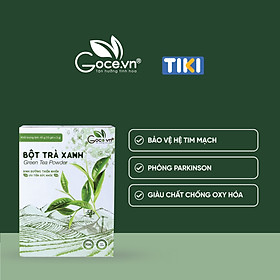 Bột trà xanh nguyên chất Goce - 45g (15 gói x 3g) ST