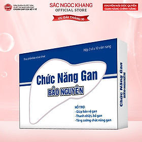 Thực phẩm bảo vệ sức khỏe Viên uống Chức năng gan Bảo Nguyên