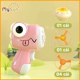 Bộ súng bắn chong chóng con quay cho bé vận động ngoài trời có đèn phát sáng MySun