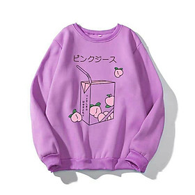 Áo sweater in hộp sữa trái đào