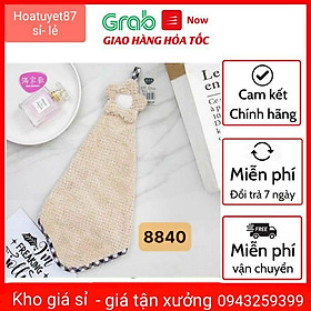 KHĂN LAU TAY COTTON ĐẦU THÚ - KHĂN LAU NHÀ BẾP COTTON CÓ MÓC TREO THẤM NƯỚC