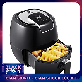 Nồi chiên không dầu điện tử Mishio MK165 5.5L - Hàng chính hãng