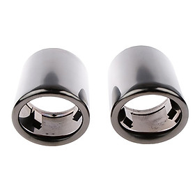 Car 8cm Exhaust Pipe Tip Finisher for  A4/A4L/Q5/Q3/A3/A1/A5/A6
