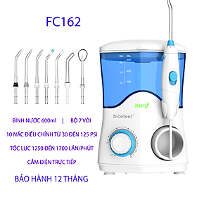 Máy tăm nước Maxvi FC162/165 bộ 7 vòi dành cho cả gia đình