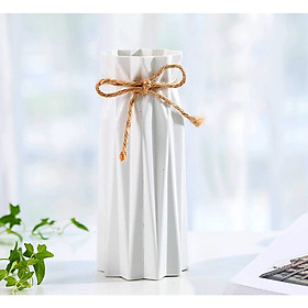 Mua Lọ cắm hoa nhựa giả sứ lập thể (nhiều màu)