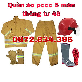 Bộ quần áo chống cháy TT48 ( 5 món)