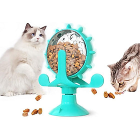 Original Treat Leaking Cat Dog Toy Windmill Interactive Rotatable Wheel Toy for Cats Kitten Dogs Pet Products Accessories