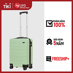 Vali Kéo LUG Aber S20S24S28 MHL027 Nhựa ABS Hạn Chế Trầy Xước, Khóa Số Bảo Mật An Toàn - Mocha Green - 20