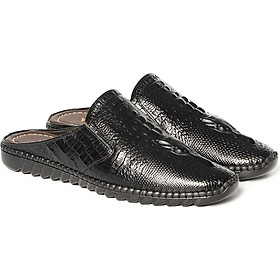 Giày Sabo Nam Da Bò Dập Vân Cá Sấu VO Luxury Fashion _ VO201
