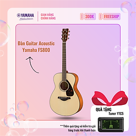 Đàn Guitar Acoustic YAMAHA FS800 - Thiết kế thân đàn nhỏ, mỏng, phù hợp cho người mới bắt đầu chơi đàn, sản phẩm chính hãng
