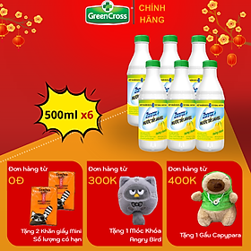 Combo 6 chai Nước tẩy đa năng khử mùi chuyên dụng ZONROX JAVEL 6in1 500ml