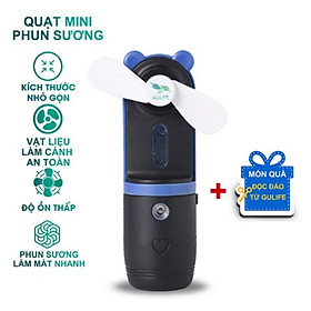 Mua Quạt Cầm Tay Mini  Quạt Cầm Tay Phun Sương Làm Dịu Cơn Nóng Nhanh Chóng 2 Trong 1 - Kèm Quà Tặng