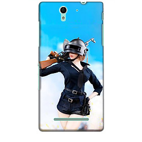 Ốp lưng dành cho điện thoại SONY C3 hình PUBG Mẫu 13