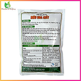 Mua Phân Bón Hữu Cơ SIÊU HOA GIẤY Phân Bón Chuyên Dùng Cho Hoa Giấy Gói 700g - Shop Phân Bón và Hạt Giống