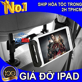 Mua Giá đỡ điện thoại  ipad kẹp sau ghế ô tô điều chỉnh - Giá đỡ ipad trên ô tô