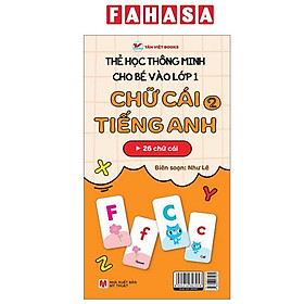 Sách - Thẻ Học Thông Minh Cho Bé Vào Lớp 1 - Chữ Cái Tiếng Anh 2 (Tái Bản 2025)