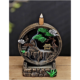 Mua Thác khói tiểu cảnh size đại dùng xông trầm - tháp trầm hương Dương Minh