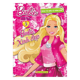 Hình ảnh Review sách Barbie Xinh Đẹp 3 (Sách Tô Màu Có Hình Dán)