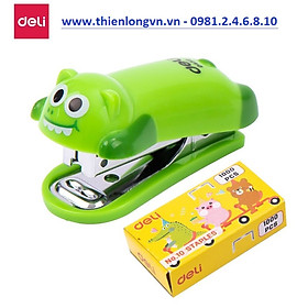 Dập ghim số 10 kèm hộp kim Deli - 0452