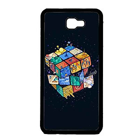 Ốp Lưng in cho Samsung J7 Prime Mẫu Rubik Vũ Trụ - Hàng Chính Hãng