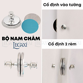 Mua Cặp Nam Châm Kẹp Rèm Cửa Khóa Rèm Có Thể Tháo Rời Điều Chỉnh Linh Hoạt Chống Rỉ Legaxi
