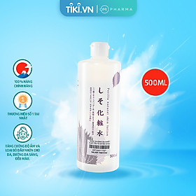 Nước Hoa Hồng chiết xuất tía tô Perrila Natural Skin Lotion Nhật Bản ( chai 500ml)